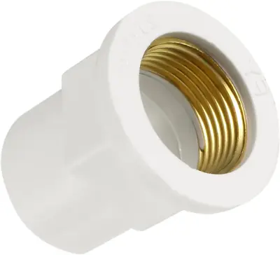 PVC Hose Adapter (3/4PT) Female Thread Brass Pipe Fittings Furniture Connector • $7.49