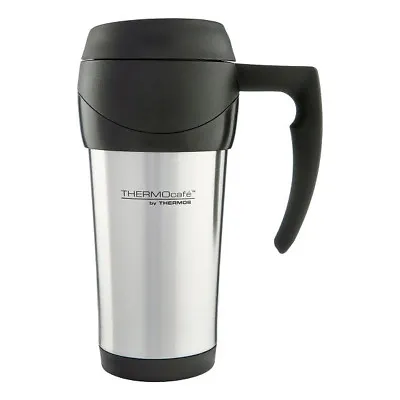 THERMOS THERMOCAFE 450ml Thermos Café Stainless Steel Travel Mug! RRP $24.99! • $18.80