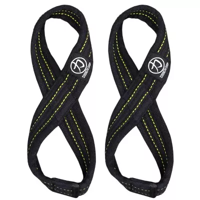 Strength Shop Heavy Duty Figure Of 8 Lifting Straps - Strongman Deadlift • £21.99