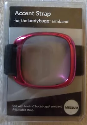 $39.99 • Buy V3 Bodybugg BodyMedia Armband Accent Strap Pink Medium 12  Brand New 