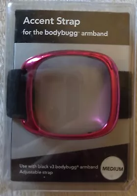 V3 Bodybugg BodyMedia Armband Accent Strap Pink Medium 12  Brand New  • $34.99