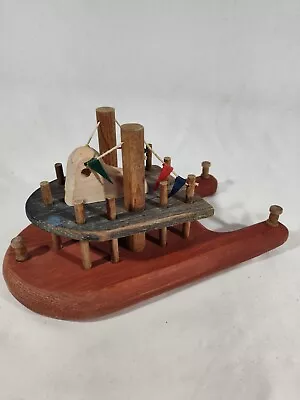 Vintage Wood Tugboat • $40