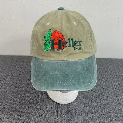 Heller Bros Baseball Hat Mens Adjustable Olive Green Strapback Port Authority • $6.99