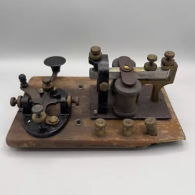 Vintage Morse Code Telegraph Key Sounder Signal Electric Telephone • $10.50