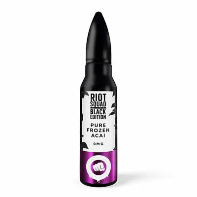 Riot Squad E Liquid 50ml Vape Juice 0mg 70Vg 30Pg All Flavors Black Edition UK • £9.75