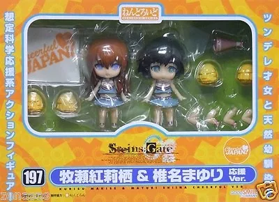 Used GOOD SMILE COMPANY Nendoroid Kurisu Makise & Shiina Mayuri Cheerful JAPAN • $82.87