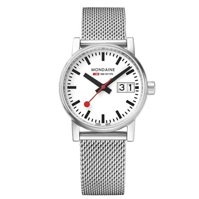 MONDAINE Official Swiss Railways EVO2 Big Date MSE.30210.SM AUTHORISED DEALER • $254.14