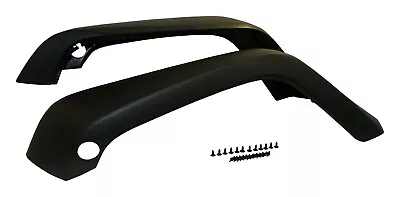 JEEP WRANGLER JK FRONT FLARE KIT NEW For 2007-2018 GUARD / FENDER FLARES BLACK • $475