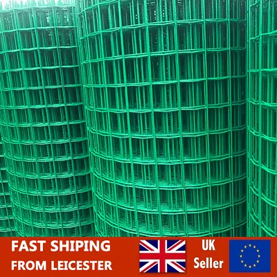 91CM X 10M Welded Wire Mesh Fencing Galvanised Garden Chicken Metal Fence Roll • £16.99