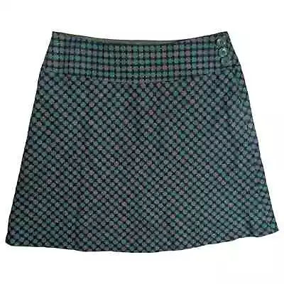 Loft Y2k Green Dot Geometric Mod Mini Skirt • $19.99