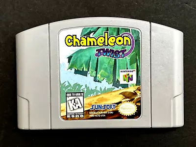 Chameleon Twist  (Nintendo 64 N64 1997) N64 Authentic Cartridge Only • $36.99