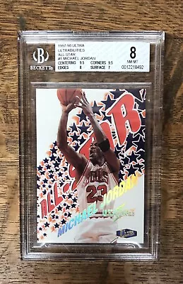 1997-98 Ultra Michael Jordan Ultrabilities All-Star Becket Graded 8 W/ 9.5 BGS • $329.99