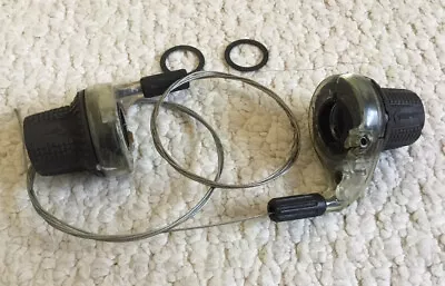 $25 • Buy Vintage Grip Shift Shifter Set 3x8 SRAM SRT-800x MTB