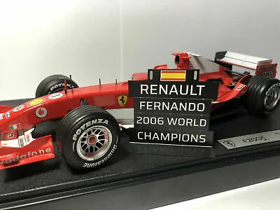Pitboard 1:18 (Pizarra F1) / Fernando Alonso (Renault) 2006 / World Champion • $5.95