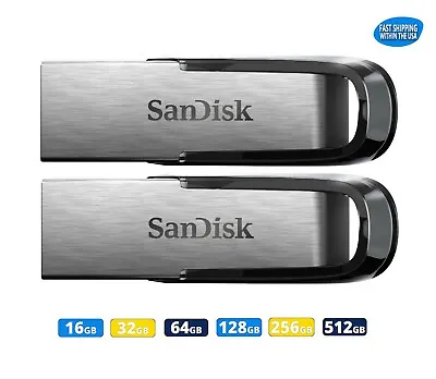 Sandisk Ultra Flair 16GB 32GB 64GB 128GB 256GB 512GB USB 3.0 Flash Drive Lot • $10.69