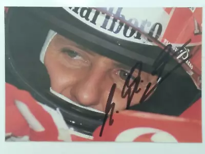Michael Schumacher Autographed Signed Photo With COA Formula 1 Collectible • £10