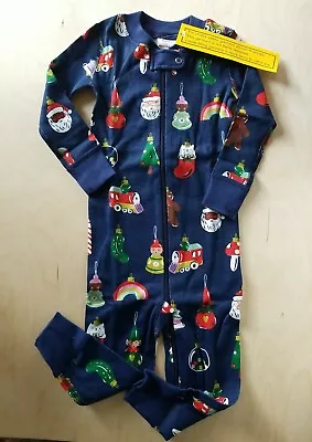 Nwt Hanna Andersson Heirloom Ornament Christmas Zipper Sleeper Pajamas 70 6-12 M • $28.99