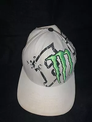 Fox Racing Monster Energy Rocky Carmichael #4 Collaboration Fitted Hat S/m White • $9.99