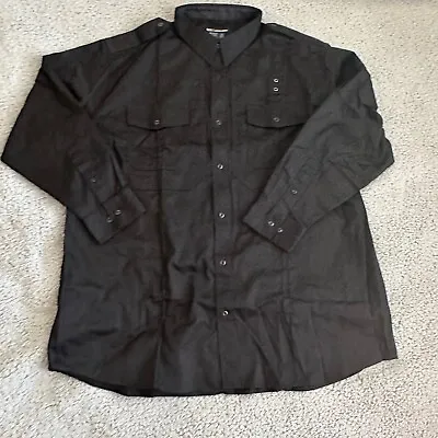 5.11 Tactical Shirt Mens 3XL Black Class B PDU Twill Police Uniform Security • $28.87