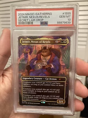 Jetmir Nexus Of Revels Display **THICK STOCK* MTG Secret Lair Cats Dogs PSA 10 • $89