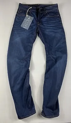 G Star Raw Arc 3d Slim Jeans Mens 31x32 Blue Button Fly (flat Lay 31x32) • $40.50