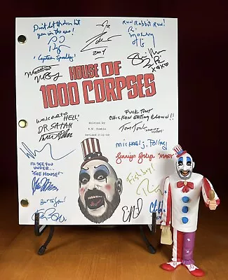 House Of 1000 Corpses Script Signed- Autograph Reprints- 101 Pages • $24.99