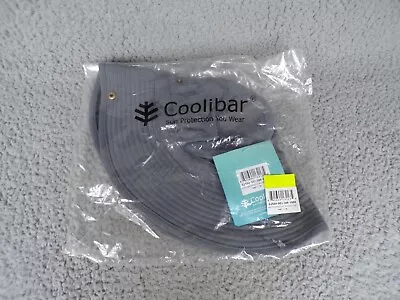 Coolibar Featherweight Bucket Hat L/XL Gray Fishing UPF 50+ Sun Protection Mens • $39.99