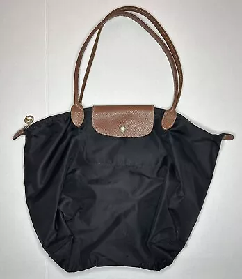 Longchamp Le Pliage Shoulder Tote Bag  Used For Parts Poor Condition • $24.99