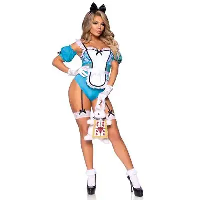 Womens Alice In Wonderland Sexy Halloween Costume • $33