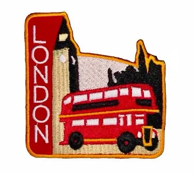 London Historic City Bus Embroidered Sew/Iron On Patch Badge Shirt/Jeans • £2.08