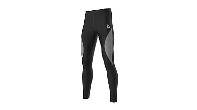 Mens Compression Tights Skin Fit Running Gym Yoga Cycling Baselayer Pants • £11.77