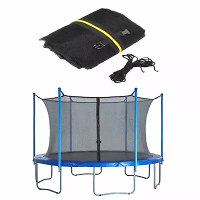 Round Replacement Trampoline Safety Enclosure Net Netting For  8/10/12FT • $49.99