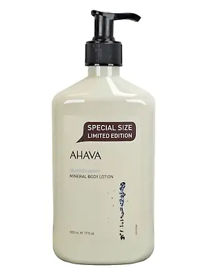 AHAVA Deadsea Water Mineral Body Lotion 17 Oz 500 Ml Limited Edition NEW • $42.95