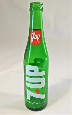 7-Up 10 Oz Bottle Soda Pop Green Vtg • $2.70