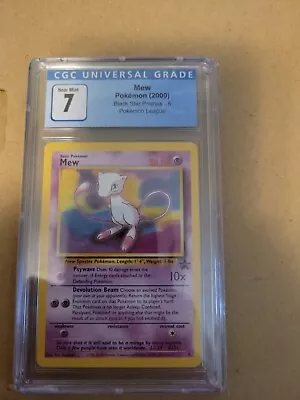 $10 • Buy Pokemon 2000 Mew Black Star Promo 8 WOTC Pokemon League CGC 7