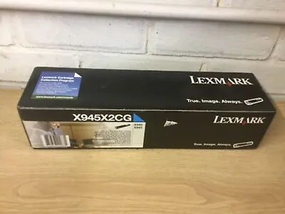 Lexmark X945X2CG Cyan Toner Cartridge Genuine Original X940 X945 NEW SEALED .#1 • £24.95