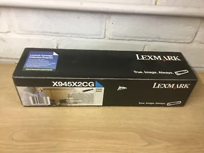 Lexmark X945X2CG Cyan Toner Cartridge Genuine Original X940 X945 NEW SEALED .#2 • £24.95