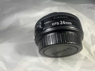 Canon EFS 24mm F/2.8 STM Pancake Camera Lens • $195