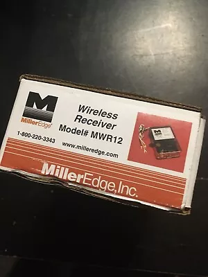 Miller Edge Mwr12 Wireless Reciever • $50