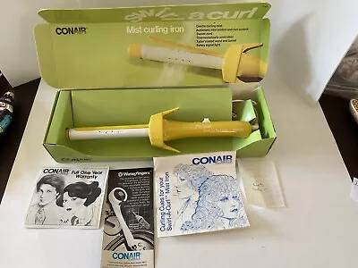 Vintage Conair Swirl A Curl Mist And  Curling  Control Iron • $14.05