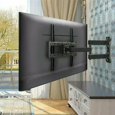 Full Motion TV Wall Mount Bracket Fits Most 32 -65  TV's Tilt Swivel Arm Screen • £21.90