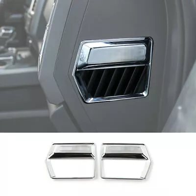 Chrome Side Air Conditioner Outlet Vent Cover Trim For Ford F150 2015-2020 ABS • $17.49