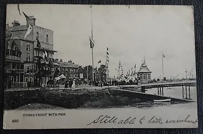 Postcard Cowes Isle Of Wight Front With Pier • £7.99