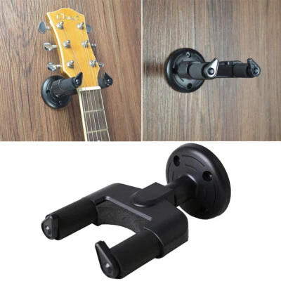 $12.39 • Buy Guitar Hanger Wall Mount Holder Rack Hook Keeper Hanging Brackets Bass Ukulele