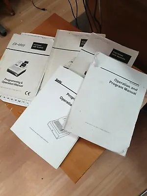 Samsung/Sam4s  Cash Register Program  Manuals Many Models • £4