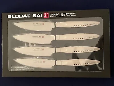 Global Sai Chromova 18 Sanso 3-ply 11.5cm Stainless Steel Steak Knife Sai-t01 D • $99