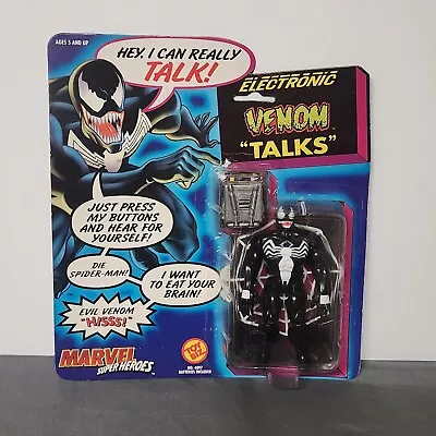 Toybiz 1991 Marvel Super Heroes Electronic  Talks Vemon Figure • $28.99