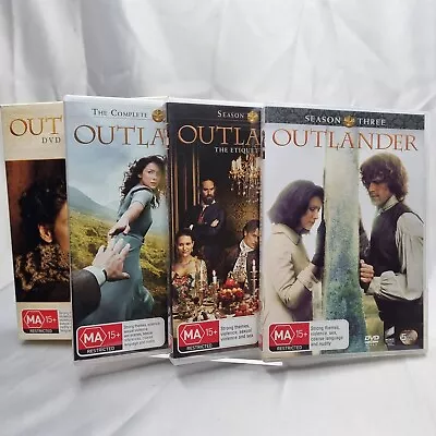 Outlander : Season 1 2 & 3 (Box Set Box Set DVD 2016) Box And Discs NM Cond • $19.95