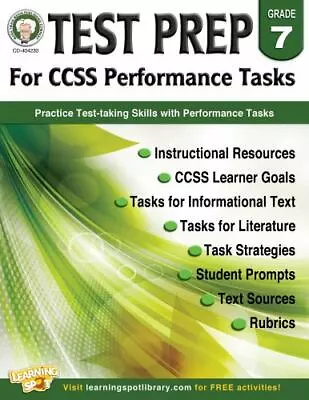 Mark Twain - Test Prep For CCSS Performance Tasks Grade 7 By Craig CarolynCam • $8.47
