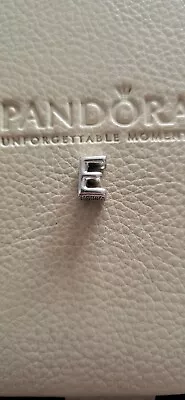 Pandora Open Letter E Alphabet Initial Bracelet Charm ~ #797459 ALE S925 • £16